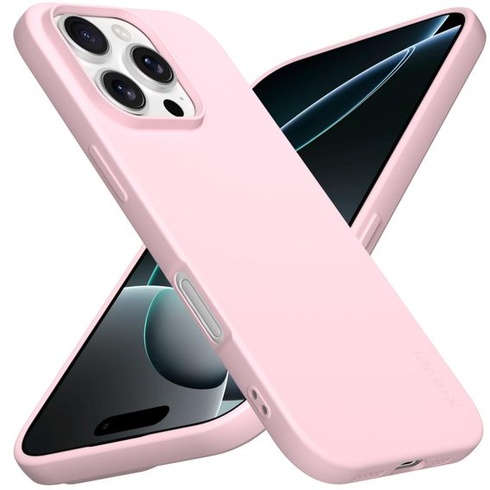 Pouzdro X-level pro iPhone 16 Pro Max, tenké měkké pouzdro, růžové pro iPhone 16 Pro Max růžové