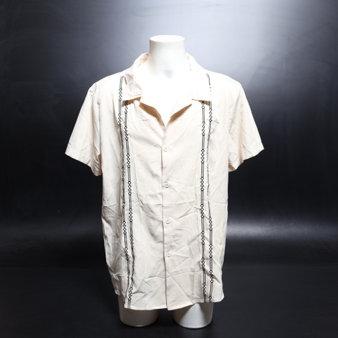 Letná košeľa HMIYA Guayabera béžová vel.XL