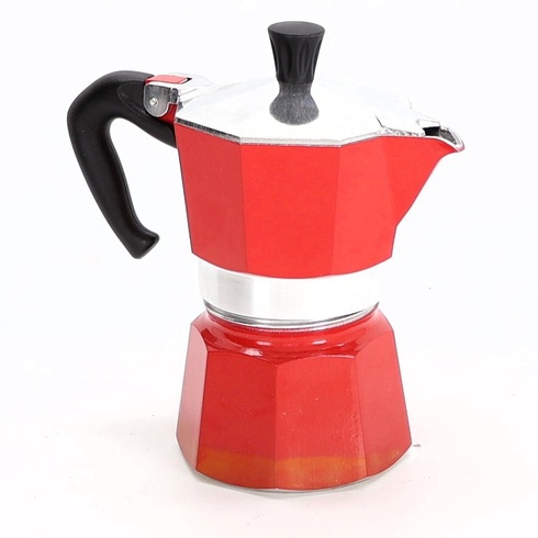 Moka kanvica Bialetti 4942 červená, 3 šálky