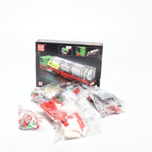 Stavebnice modelu cisternového vozu Mould King 24075, kreativní inženýrská sada propojených