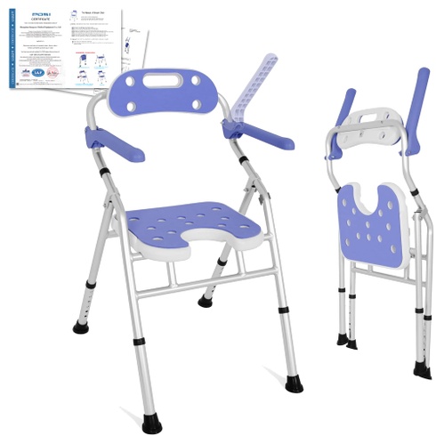 Sprchová stolička Ouutmee od 83,5 do 95 cm