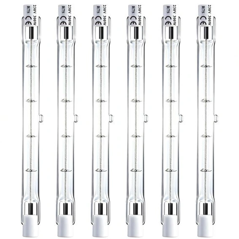 Halogénová žiarovka Mofomo R7S 118 mm 300 W 230 V, stmievateľná, teplá biela 5500 lm, lineárna lampa