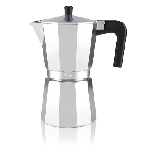Espresso kávovar na 6 šálok, kanvica na espresso 300 ml, hliníkový kávovar, ITALIA, espresso