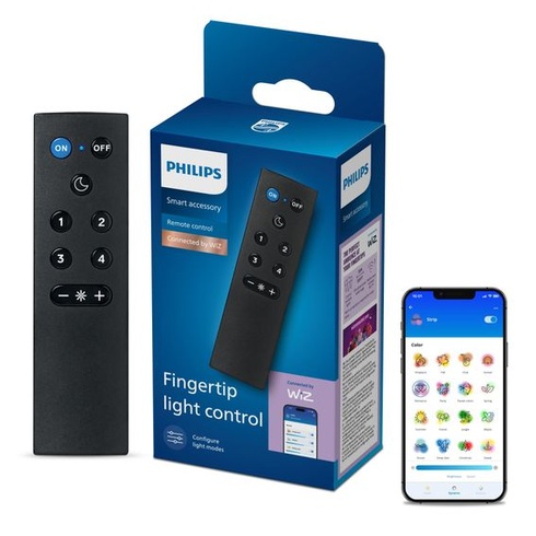 Dálkový ovladač pro chytrou domácnost Philips Smart Lighting, pohodlné ovládání, stmívání,