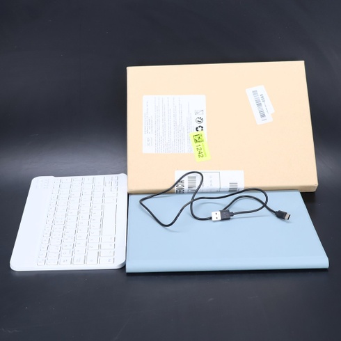 Bezdrátová klávesnice IVEOPPE pro iPad A16, šedo-modrá