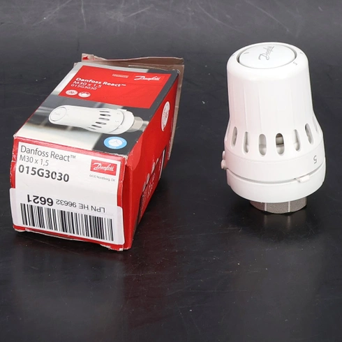Danfoss React M30x1,5, termostatická hlavice s kapalinou plněným měchem termostatu a vestavěným
