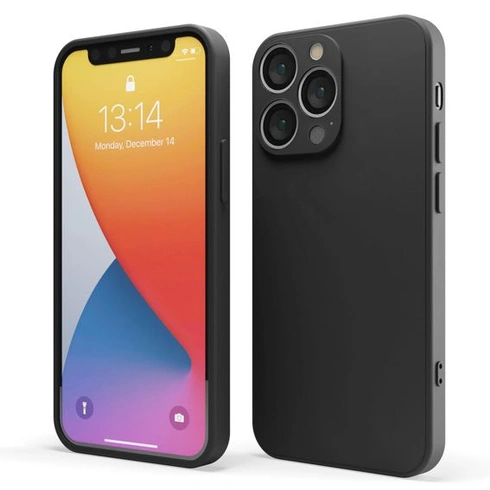 Nárazuvzdorné puzdro Red Ember pre iPhone, ultratenké ochranné puzdro z tekutého silikónu s