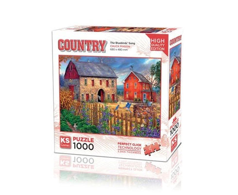 KS Games 20676 1000dílné puzzle, bezbarvé