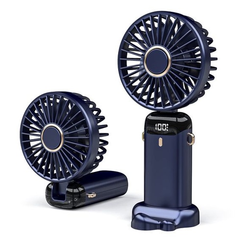 Mini USB ručný ventilátor, tichý vreckový ventilátor a dobíjacie batérie, malý prenosný skladací