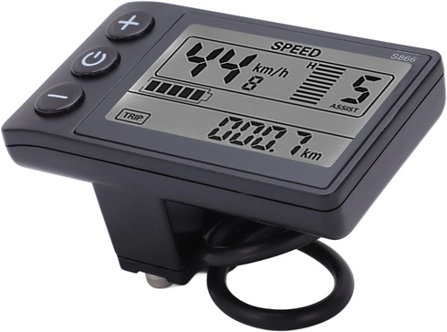 Ovládací panel WGFOIP S866 LCD 22,2mm čierna