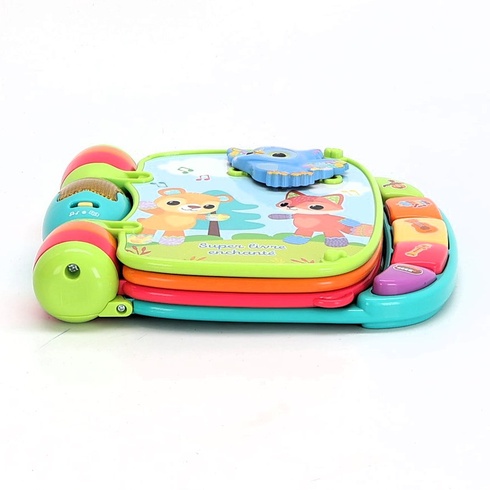 VTECH - Super Enchanted Book of Baby Loulous Bleu, Interactive Baby Book - 6/36 mesiacov - verzia FR