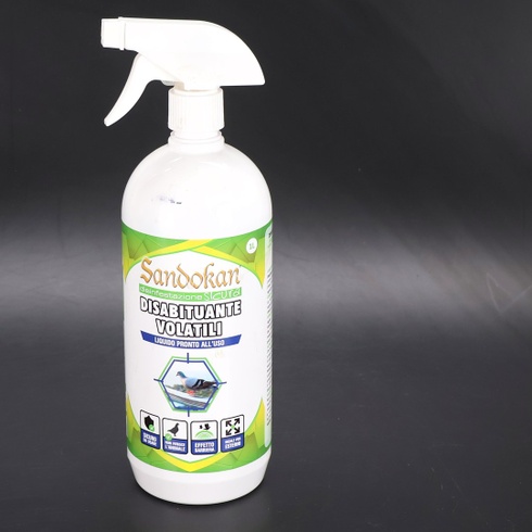 Sandokan odpudzovač holubov v spreji 1 liter, prírodný odpudzovač holubov pripravený na použitie, tekutý