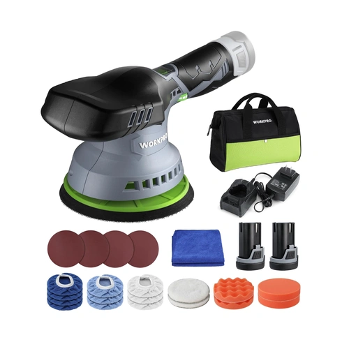 Aku duální leštička WORKPRO 12V