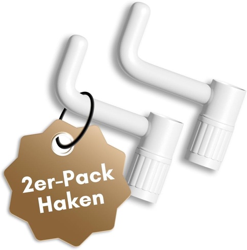 Háčiky LOBUX rack-hooks-wt biele