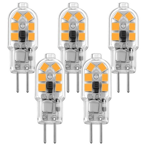 LED žárovka G4 2W nahrazuje 20W halogenovou žárovku, AC/DC 12V-24V nízké napětí, MR11 dvoukolíková