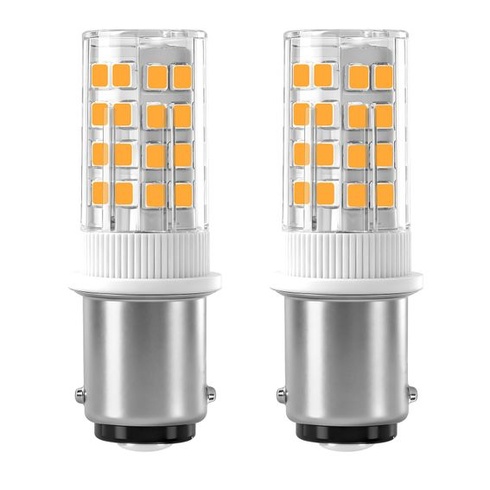 B15D LED žárovky AC/DC 12V-24V nízké napětí 1157 dvojitý kontakt bajonet, 3W (ekvivalent 30W) - pro