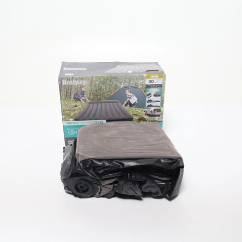 Bestway TriTech Dvojitá nafukovací matrace, elektrické čerpadlo s USB, 203 x 152 x 30 cm, 2 osoby,