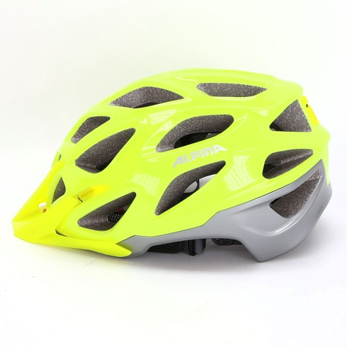 Cyklistická prilba Alpina žltá, veľkosť M