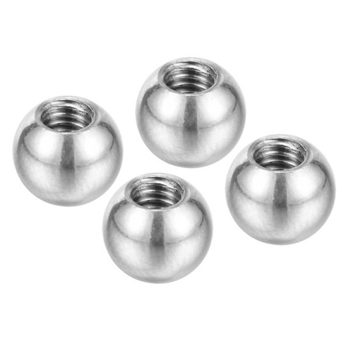 PATIKIL kulová matice M4x8mm, 4 kusy kulových knoflíků z nerezové oceli 304 s vestavěným závitem