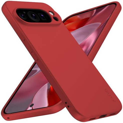 Kryt X-level pro Google Pixel 10 Pro XL, tenký měkký kryt, červený