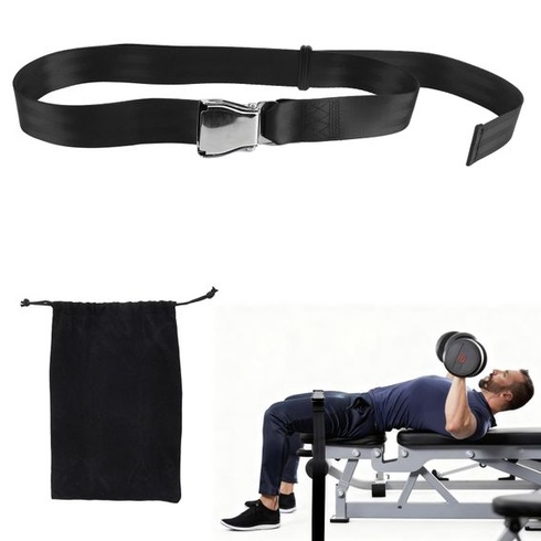 Popruh na hamstringy Nordic Curl, prémiový polyester, odolný popruh na bench bench Nordic Curl,