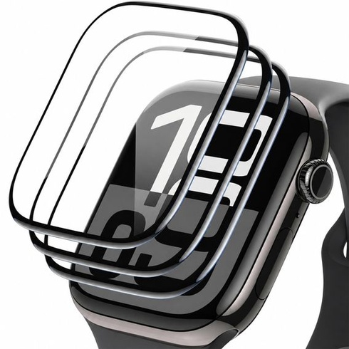 Súprava 3 ochranných fólií na displej pre Apple Watch Series 6 5 4 SE 44 mm číra/HD - balenie 3 ks 44 mm
