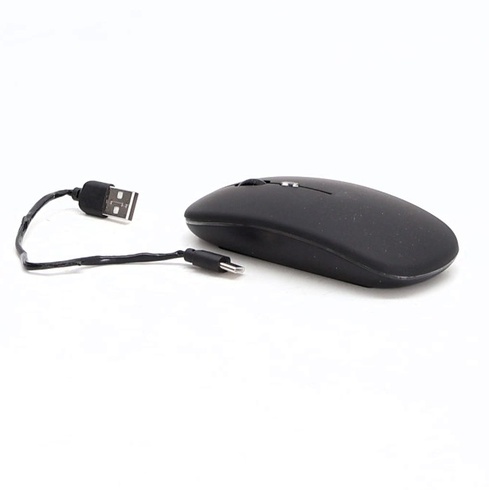 GADIRIA Dobíjacia 2,4 GHz Duálna Bluetooth Bezdrôtová Myš 1600 dpi - Tichá Herná Myš pre PC a