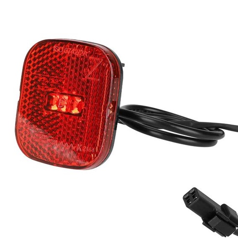 Zadní světlo pro elektrickou koloběžku Segway Ninebot Max G3/F3/ZT3 Pro, výstražné brzdové světlo,