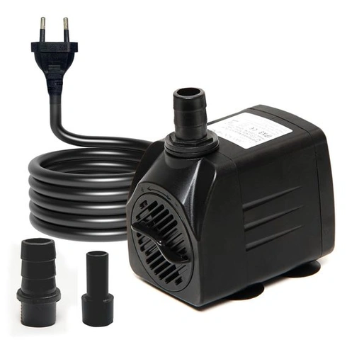 Malé ponorné vodní čerpadlo, mini fontánové čerpadlo (450 l/h, 8 W) s 1,4 m dlouhým napájecím