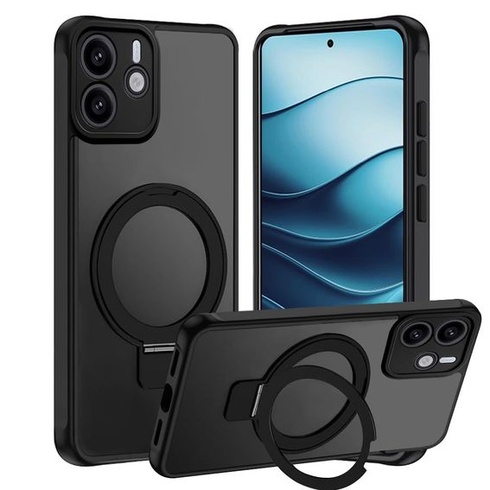 Puzdro na telefón Tawarror MagStand pre Xiaomi Redmi Note 14 5G (nie pre 4G), matné priesvitné