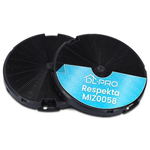DL-pre 2 x filter s aktívnym uhlím Ø155 mm pre AEG Electrolux 405509371/2 4055093712 EFF75 Beko