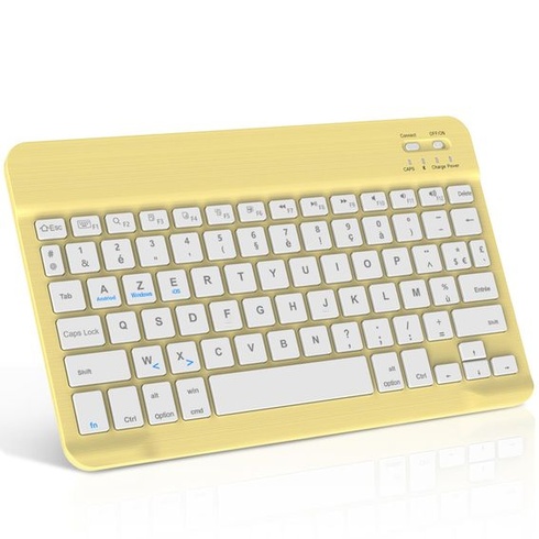 Klávesnice FOGARI pro tablet, Bluetooth, 10 palců (25,4 cm), AZERTY, francouzská, lehká, tenká, pro