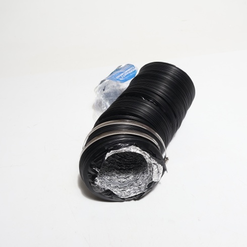 Výfuková trubka Hon&Guan ø150mm, 5m PVC hliníková hadice se 2 hadicovými svorkami pro přenosnou