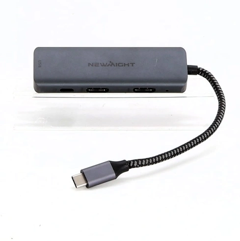 Adaptér USB-C s duálnym HDMI, dokovacia stanica Newmight 4 v 1 s USB-C pre dva monitory, vybavená 2