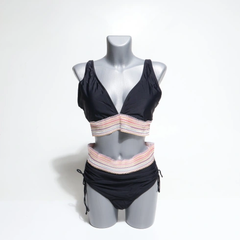 Dámské bikiny HAWILAND Push Up vel.L černá