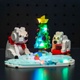 Sada led světla pro Lego Zimní lední medvědi 40571 (ne Lego), Sada osvětlení dekorace pro Lego