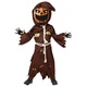 Strašidelné výtvory Strašidelný strašiak Kostým s tekvicovým brmbolcom s maskou na Halloween pre deti