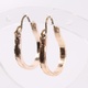 Dámské náušnice bronzové kroužky