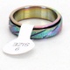 Duhový prsten z kovu barevný