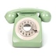 Retro telefon GPO 746 zelený