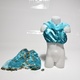 Dětský modrý kostým vel. 116 (5-6 let) Yigoo