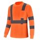 Pánské tričko AYKRM High Visibility s dlouhým rukávem (oranžové, XL)