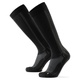 Odstupňované kompresní ponožky pro muže a ženy EU 43-47 // UK 9-12 černá/šedá - 1 pár