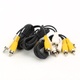 Propojovací kabel 2x Cinch černý 120 cm