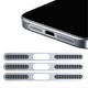 GIOPUEY Samolepka z protiprachové síťoviny pro iPhone 16 PRO Max, balení 3 kusů s vestavěným