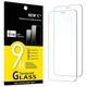 NEW'C 2 kusy, tvrzené sklo pro iPhone 12/12 Pro (6.1), ochrana proti poškrábání, otisky prstů,