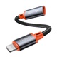 Adaptér Mcdodo USB C na Lightning Zásuvka Lightning to USB C Sluchátka a OTG Nabíjení USB C Zásuvka