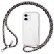 Pouzdro NALIA s provazem kompatibilní s iPhone 12 / iPhone 12 Pro pouzdro, průhledné pevné pouzdro
