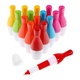 NUOBESTY 15 kusů plastové kuličkové pero Rollerball pera pro kancelářské domácí školní psací