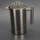 French press MeelioCafe z nerezové oceli